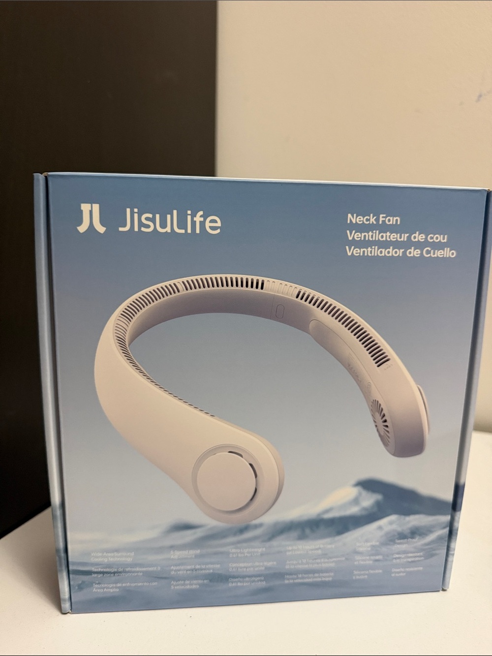 White Neck Fan – Hands-Free Personal Cooling